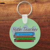 Math Teacher Geschenke Schlüsselanhänger (Vorderseite)