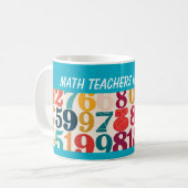 Math Teacher Gift Tasse (Vorderseite Links)