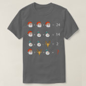 Math Teacher Gleichung 3 T-Shirt (Design vorne)