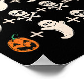 Math Teacher Halloween Algebra Operation Mathemati Poster (Ecke)