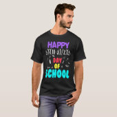 Math Teacher Happy 100th Day of School Equations_1 T-Shirt (Vorne ganz)
