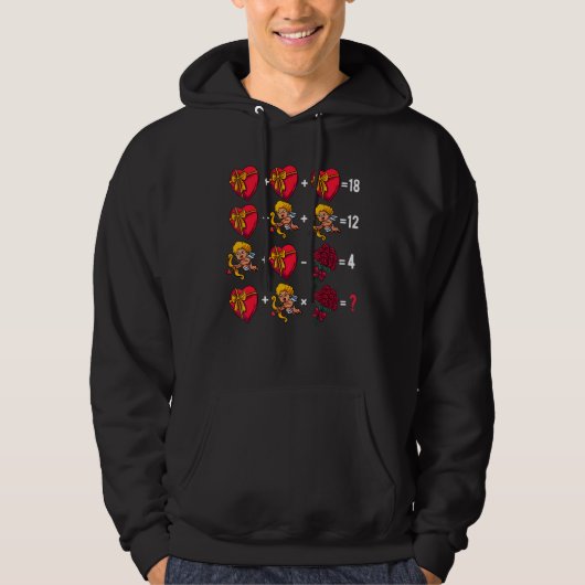 Math Teacher Humor 14th Of February Order Of Opera Hoodie (Vorderseite)
