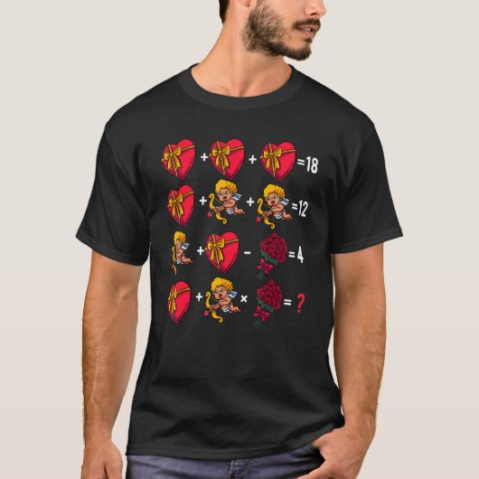 Math Teacher Humor 14th Of February Order Of Opera T-Shirt (Vorderseite)