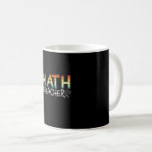 Math Teacher Kaffeetasse (VorderseiteRechts)