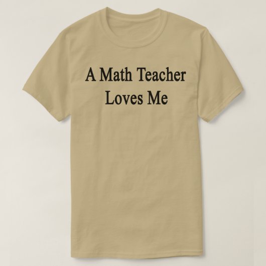 Math Teacher Loves T-Shirt (Design vorne)