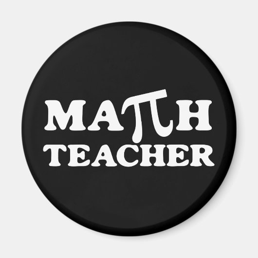 Math Teacher Magnet (Vorne)