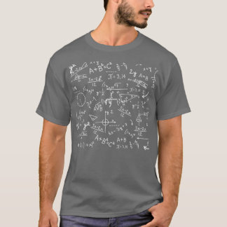 Math Teacher Math Formulas Algebra T-Shirt
