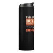Math Teacher Math Is Importanter Thermosbecher (Nach links gedreht)