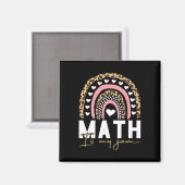 Math Teacher - Math Is My Jam  Magnet (Vorderseite/Rückseite)