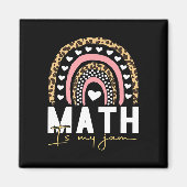 Math Teacher - Math Is My Jam Magnet (Vorne)