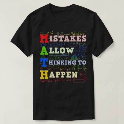 Math Teacher Math Student Mathematics  T-Shirt (Design vorne)
