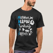 Math Teacher Math Student Mistakes Allow Thinking  T-Shirt (Vorderseite)