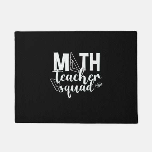 Math Teacher Math Teacher Squad Fußmatte (Vorderseite)