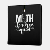 Math Teacher Math Teacher Squad Keramikornament (Links)