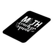 Math Teacher Math Teacher Squad Magnet (Linke Seite)