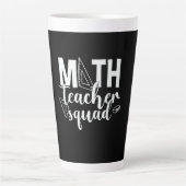 Math Teacher Math Teacher Squad Milchtasse (Vorderseite)