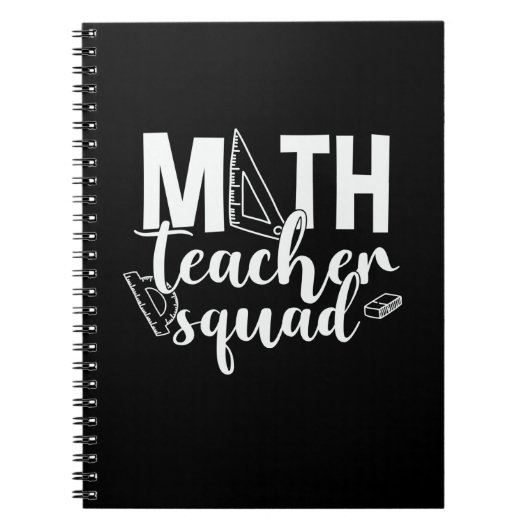 Math Teacher Math Teacher Squad Notizblock (Vorderseite)