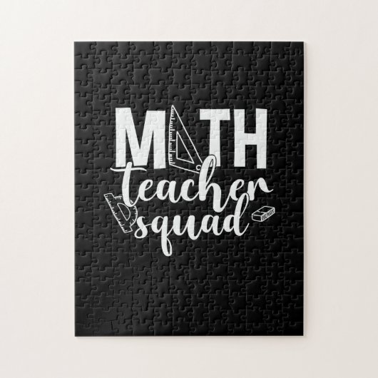 Math Teacher Math Teacher Squad Puzzle (Vertikal)
