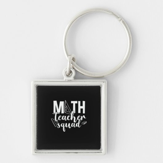 Math Teacher Math Teacher Squad Schlüsselanhänger (Vorne)