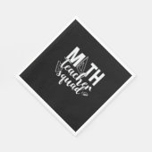 Math Teacher Math Teacher Squad Serviette (Ecke)