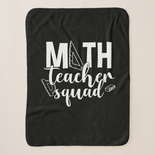 Math Teacher Math Teacher Squad Sherpadecke (Vorderseite)