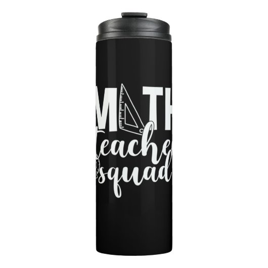 Math Teacher Math Teacher Squad Thermosbecher (Vorderseite)