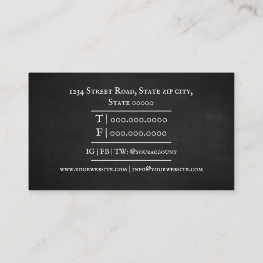 Math Teacher / Math Tutor Visitenkarte (Rückseite)