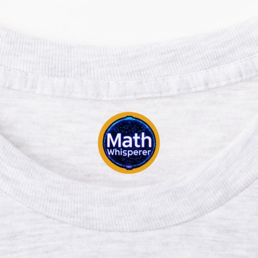 Math Teacher Math Whisperer Etiketten (Befestigt)