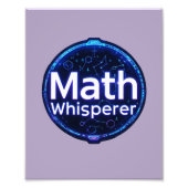 Math Teacher Math Whisperer Fotodruck (Vorne)