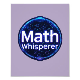 Math Teacher Math Whisperer Fotodruck
