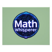 Math Teacher Math Whisperer Fotodruck (Vorne)