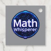 Math Teacher Math Whisperer Geschenkanhänger (Rückseite)