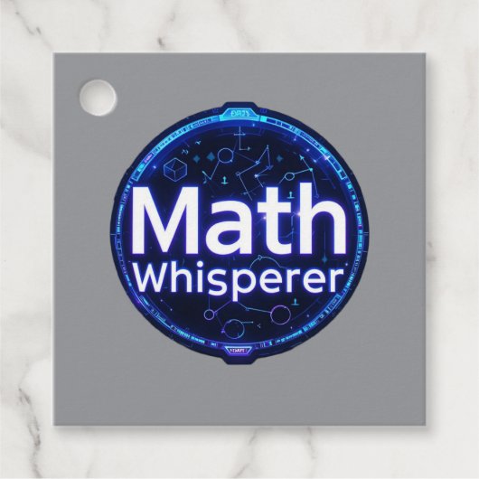 Math Teacher Math Whisperer Geschenkanhänger (Vorderseite)