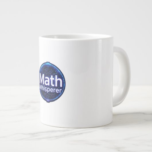 Math Teacher Math Whisperer Jumbo-Tasse (Vorderseite Rechts)