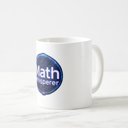 Math Teacher Math Whisperer Kaffeetasse (VorderseiteRechts)