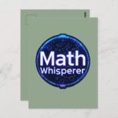 Math Teacher Math Whisperer Postkarte (Vorne/Hinten)