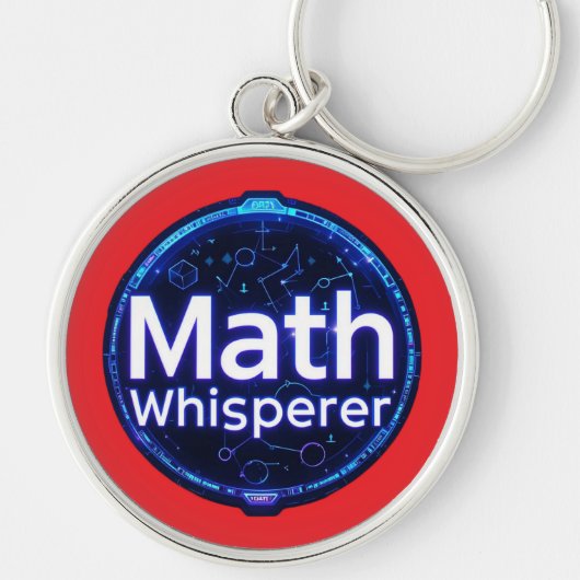 Math Teacher Math Whisperer Schlüsselanhänger (Vorne)