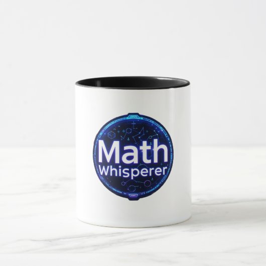 Math Teacher Math Whisperer Tasse (Zentrum)