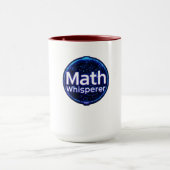 Math Teacher Math Whisperer Tasse (Zentrum)