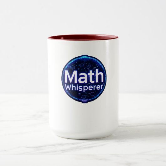 Math Teacher Math Whisperer Tasse (Zentrum)