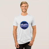 Math Teacher Math Whisperer Tri-Blend Shirt (Vorderseite voll)