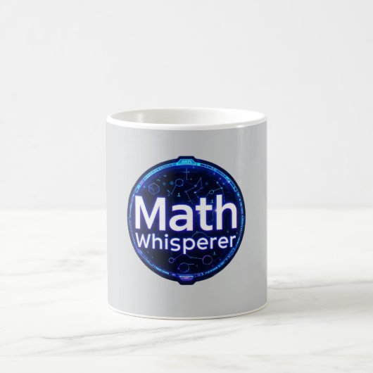 Math Teacher Math Whisperer Verwandlungstasse (Mittel)
