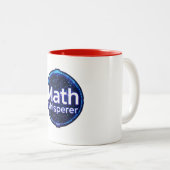Math Teacher Math Whisperer Zweifarbige Tasse (VorderseiteRechts)