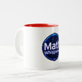 Math Teacher Math Whisperer Zweifarbige Tasse (Vorderseite Links)
