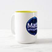 Math Teacher Math Whisperer Zweifarbige Tasse (Vorderseite Links)