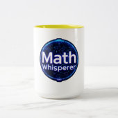 Math Teacher Math Whisperer Zweifarbige Tasse (Mittel)