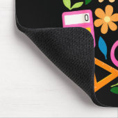 Math Teacher Mathematics Pi Day Boho Floral Back T Mousepad (Ecke)