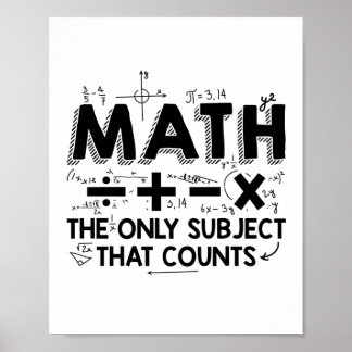 Math Teacher | Mathematik Mathematiker Geschenke Poster