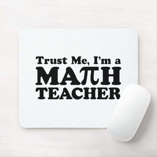 Math Teacher Mousepad (Mit Mouse)