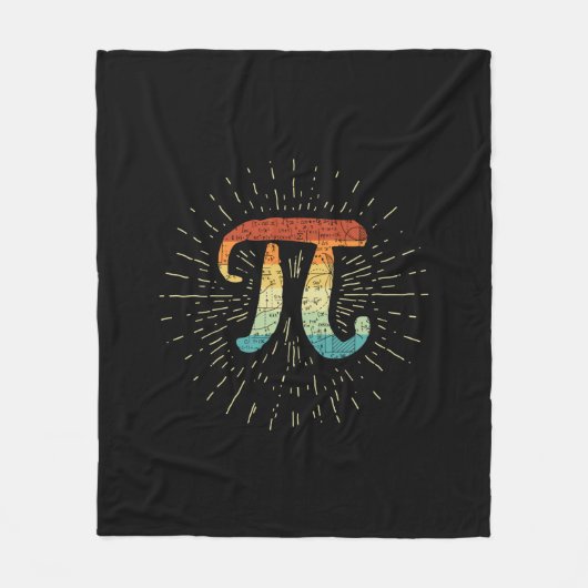 Math Teacher Niedlich Pi Fleecedecke (Vorderseite)